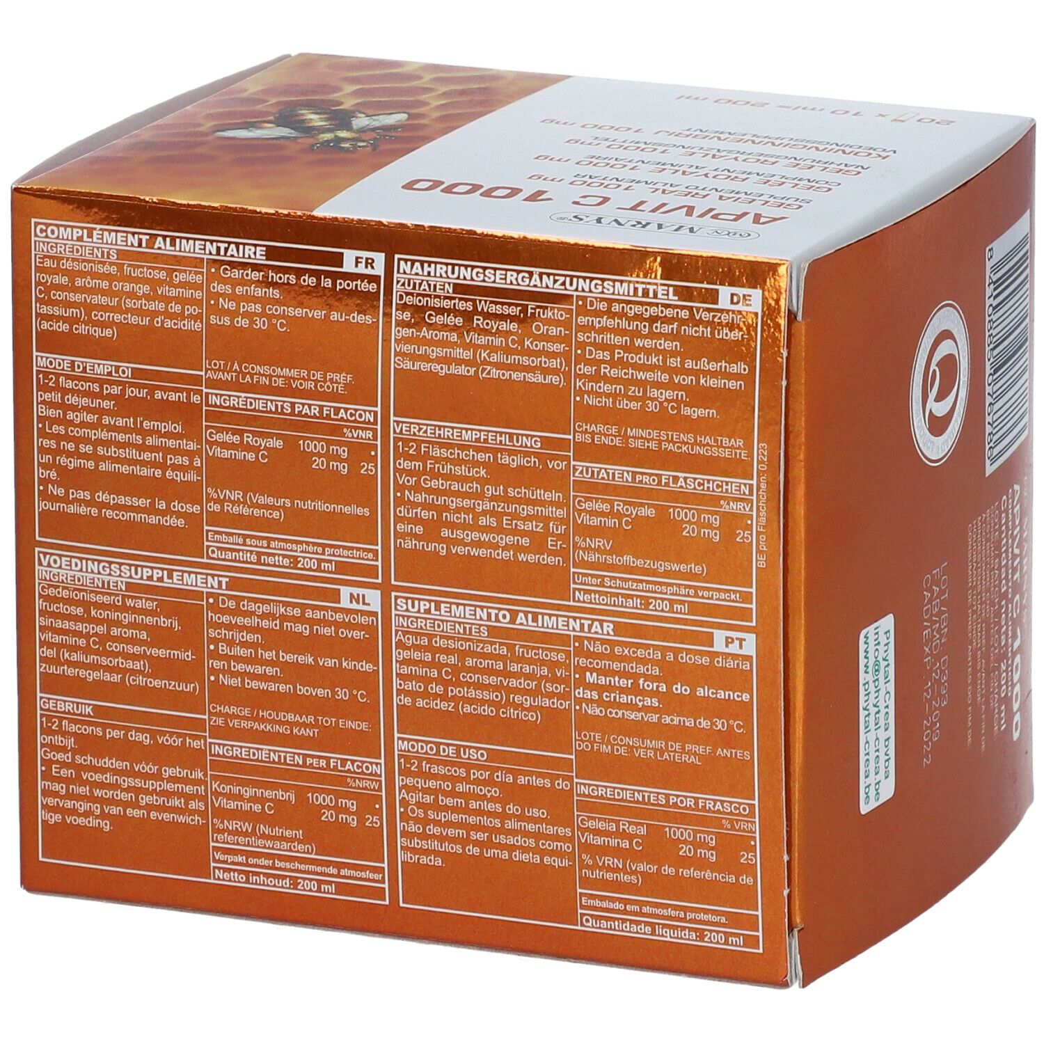 MARNYS® APIVIT C 1000 mg Gelée Royale Buvante