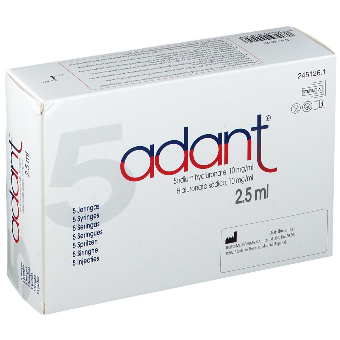 adant® Solution Injection IA 1%