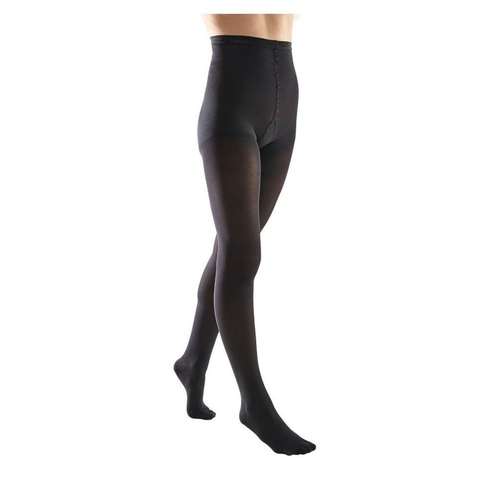Emballage Bota tovarix. Inscription : Bota tovarix, Panty, Nero, Medium. Illustration d'une femme et d'un homme.