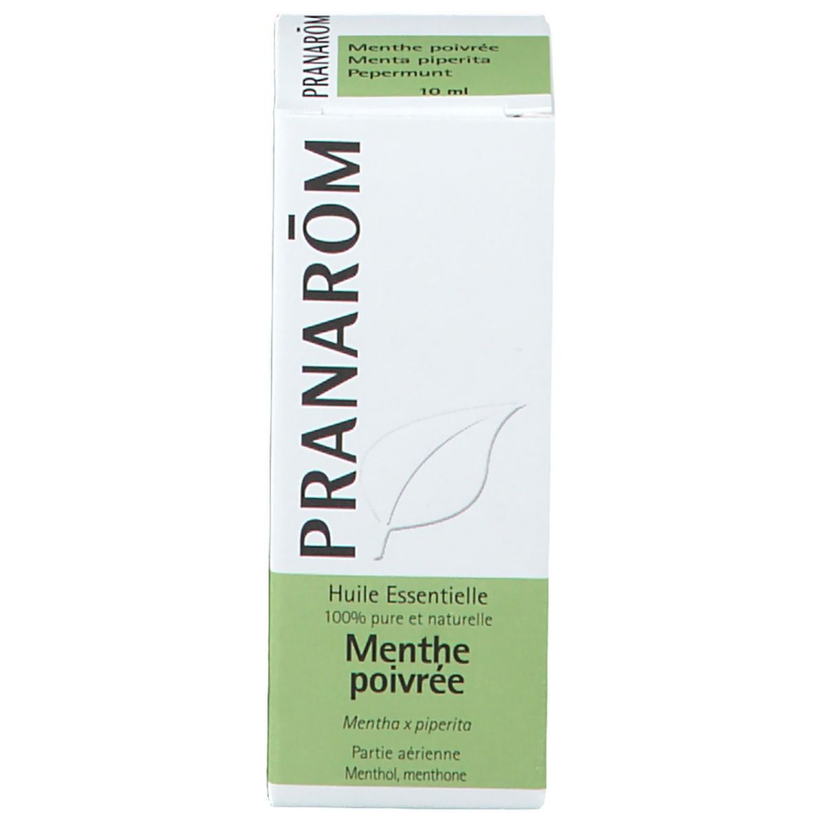 PRANARÔM - Menthe Poivrée - Huile Essentielle Chémotypée - Digestion & Hygiène Buccale - 100 % Pure Et Naturelle - HECT - 10 ml