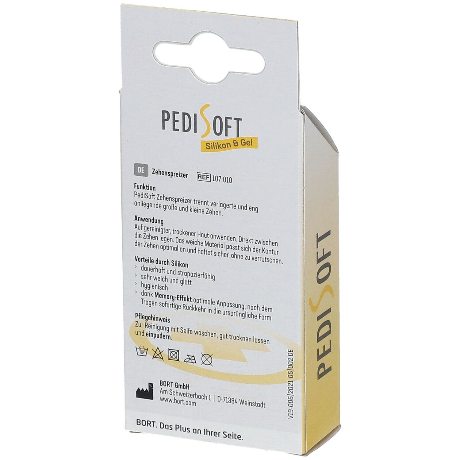 Bort PediSoft® Support d’écartement d’orteils Silicone Small