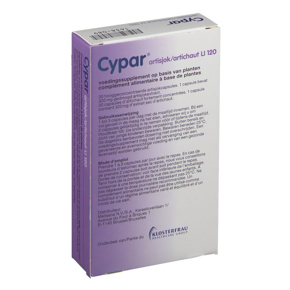 Cypar Artisjok 320 mg