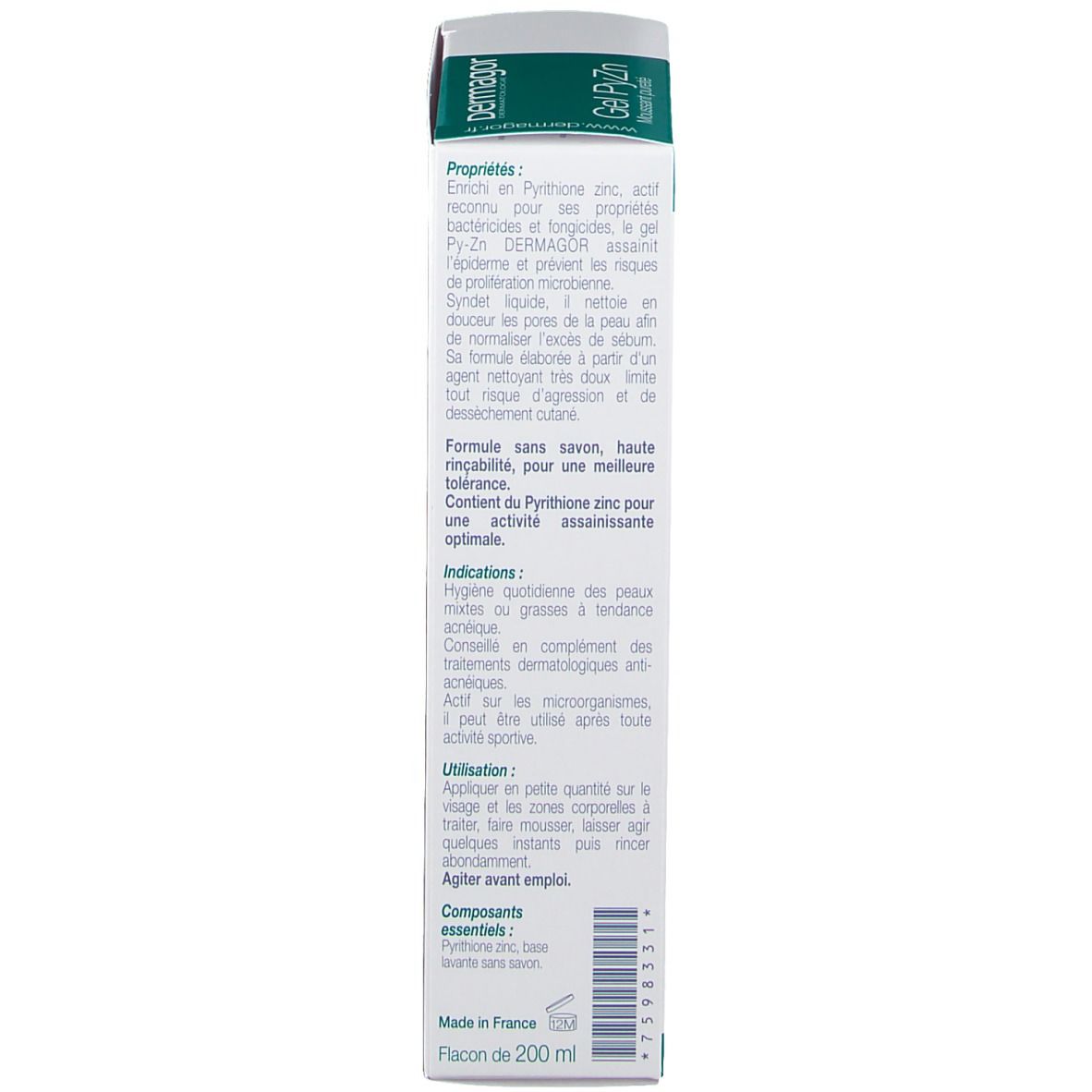 Dermagor Matiderm Gel Py-Zn