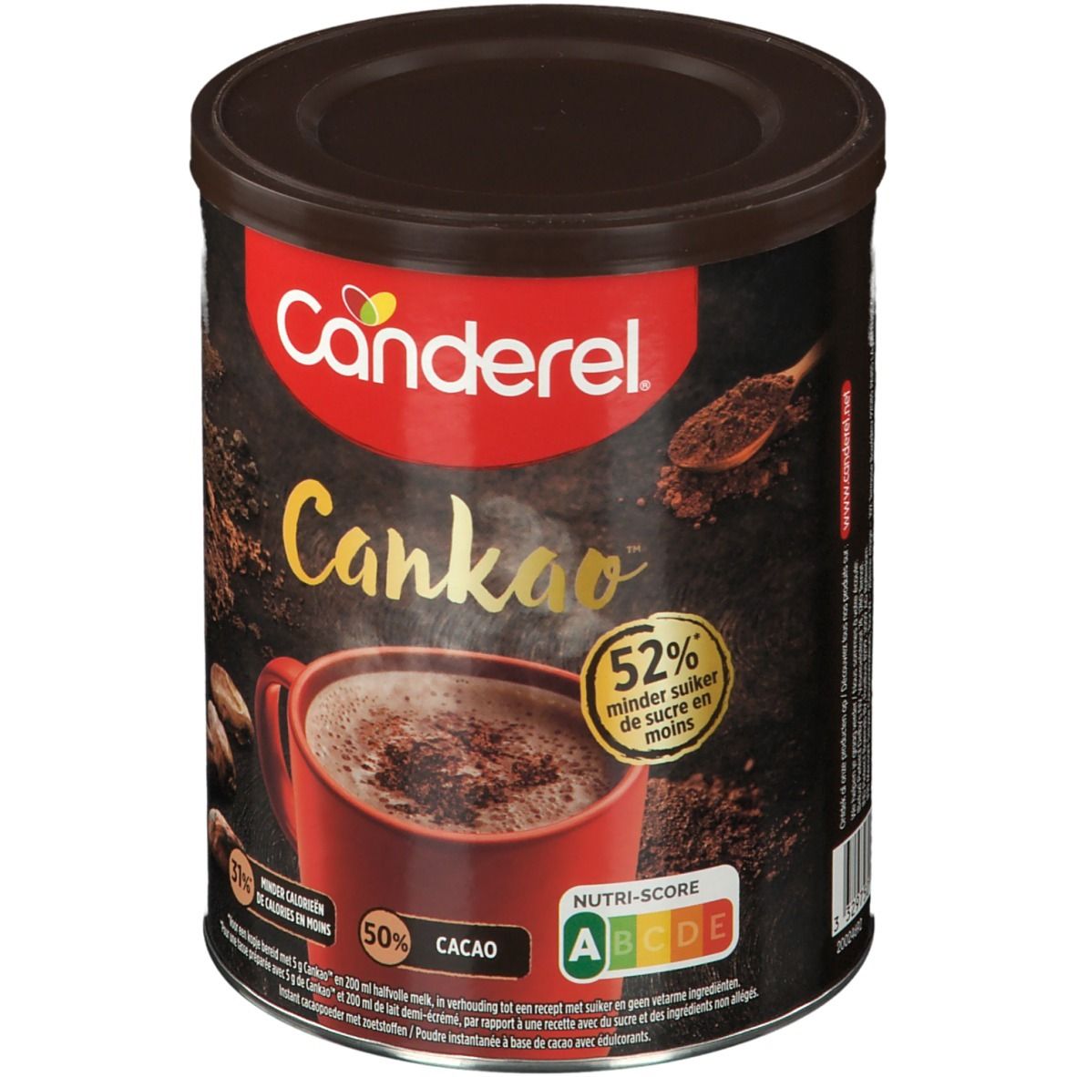 Combien y a-t-il de calories dans Canderel Cankao Poudre