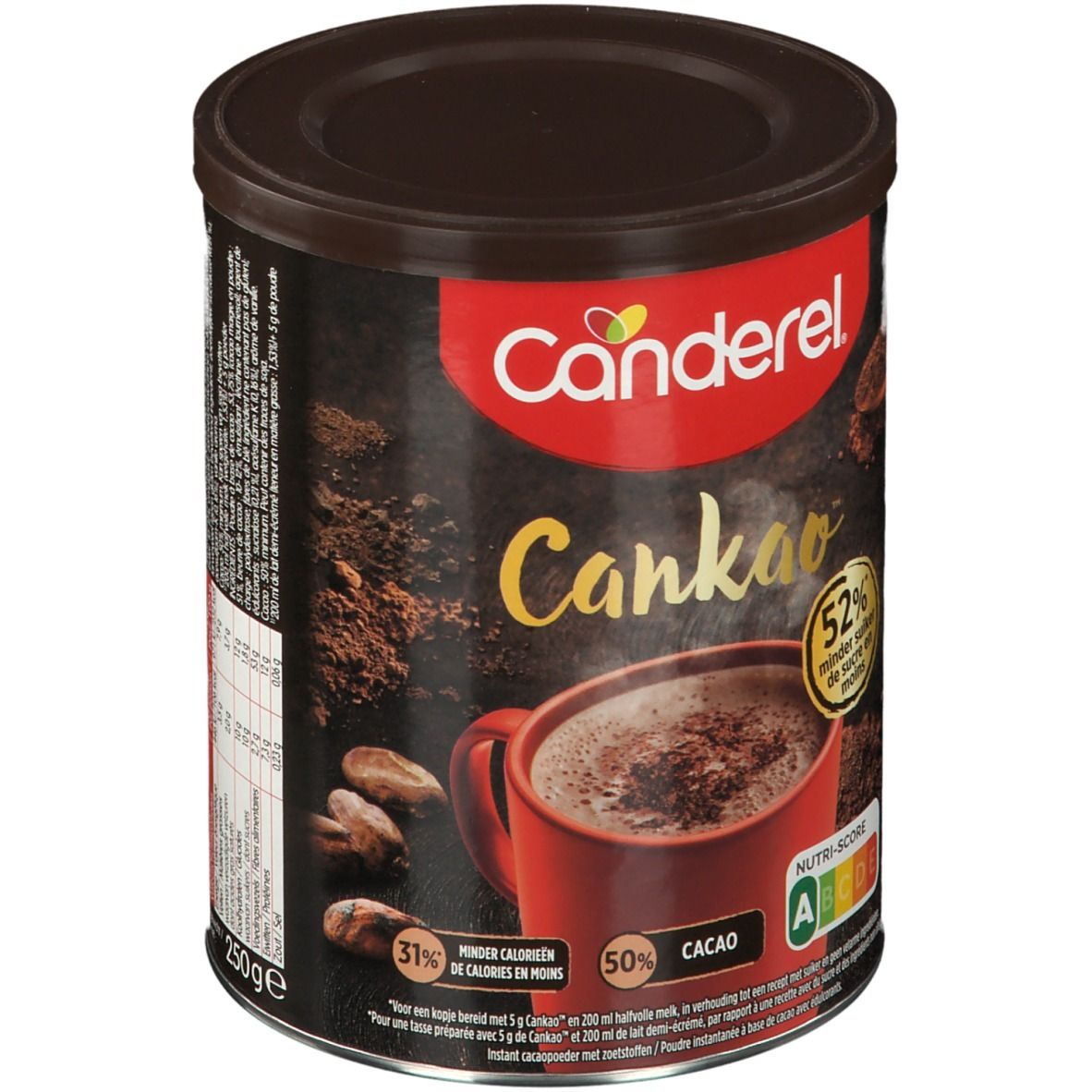 Promo Poudre Chocolatée Cankao Canderel chez Auchan 