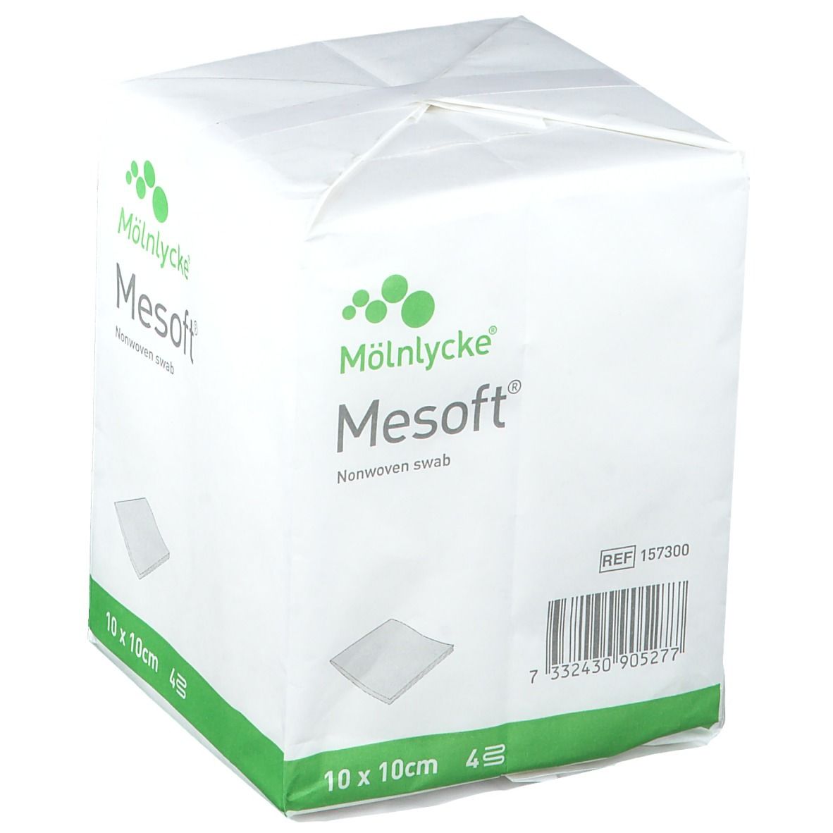 Mesoft S Compresse Non-Stérile Non-tissé 4 Couches 10x10 cm 157300