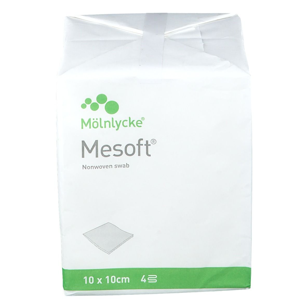 Mesoft S Compresse Non-Stérile Non-tissé 4 Couches 10x10 cm 157300