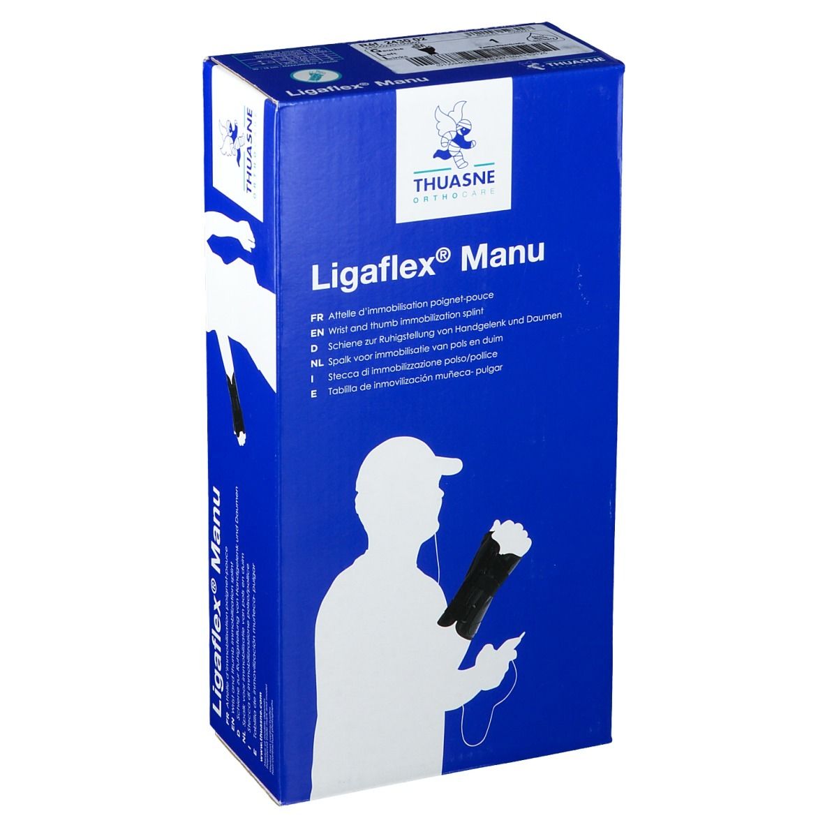 Ligaflex® Manu Attelle d'immobilisation poignet-pouce gauche taille 1