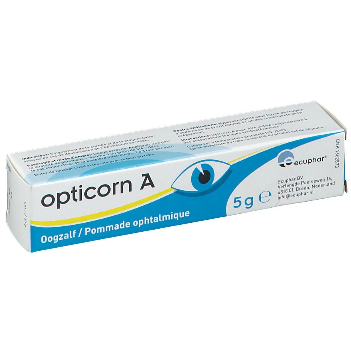 Opticorn A Pommade Ophtalmique 5 G Redcare Pharmacie