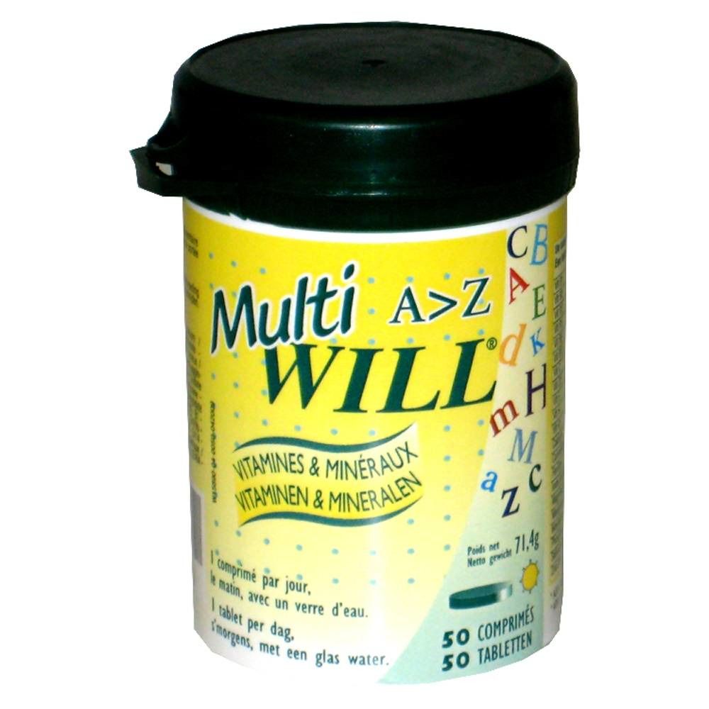 Multi-Will® A>Z Vitamines et minéraux
