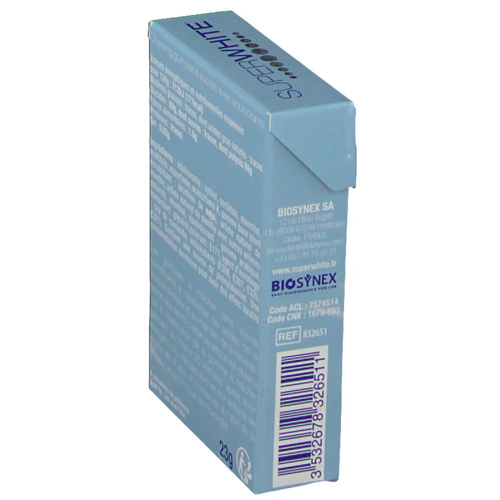 SUPERWHITE ORIGINAL Chewing Gum Menthe