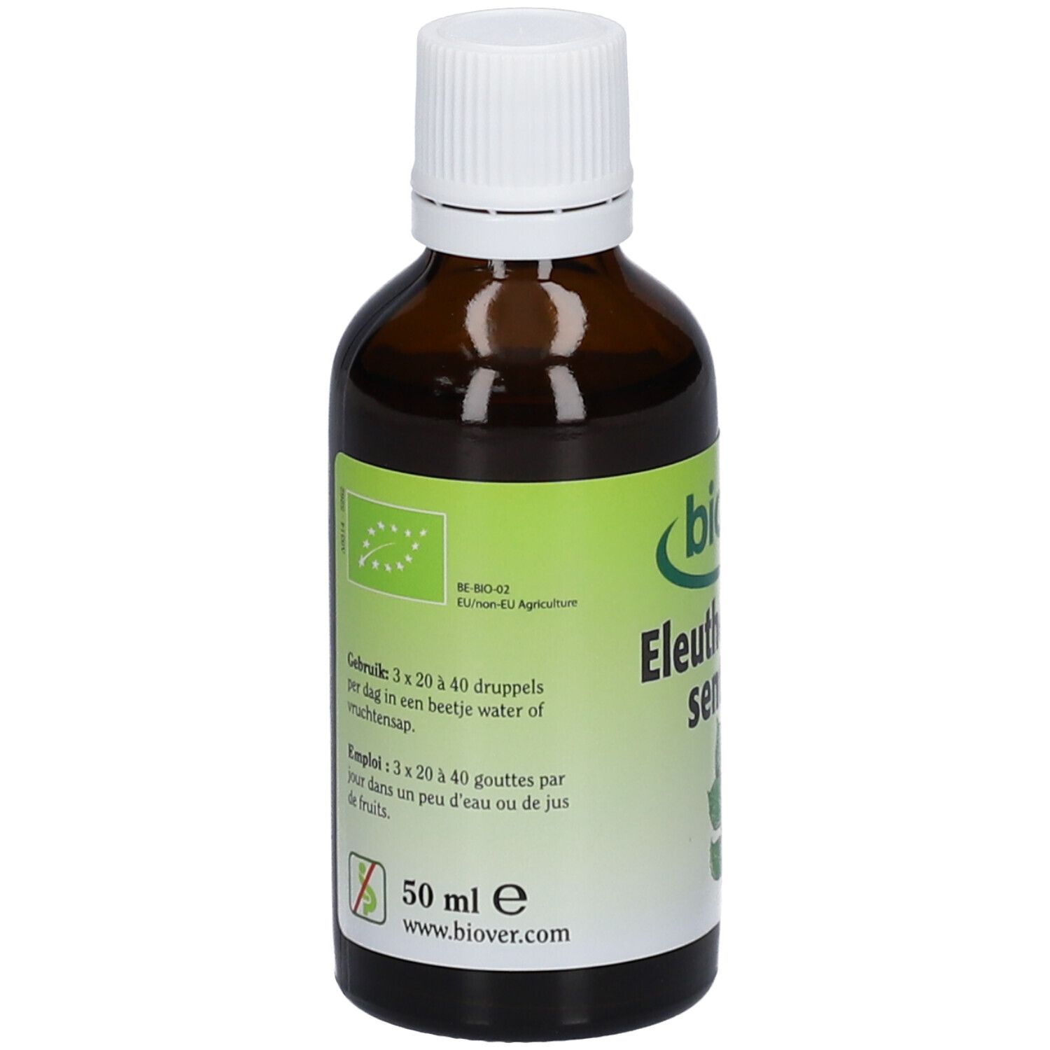 Biover Ginseng sibérien (Eleutherococus senticocus) Teinture mère Bio