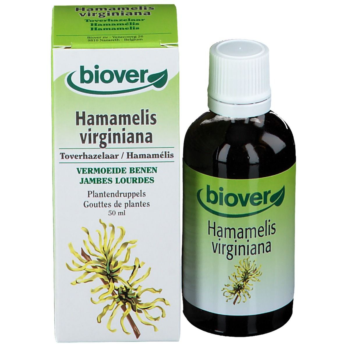 Biover Hamamélis (Hamamelis Virginiana) Teinture mère Bio