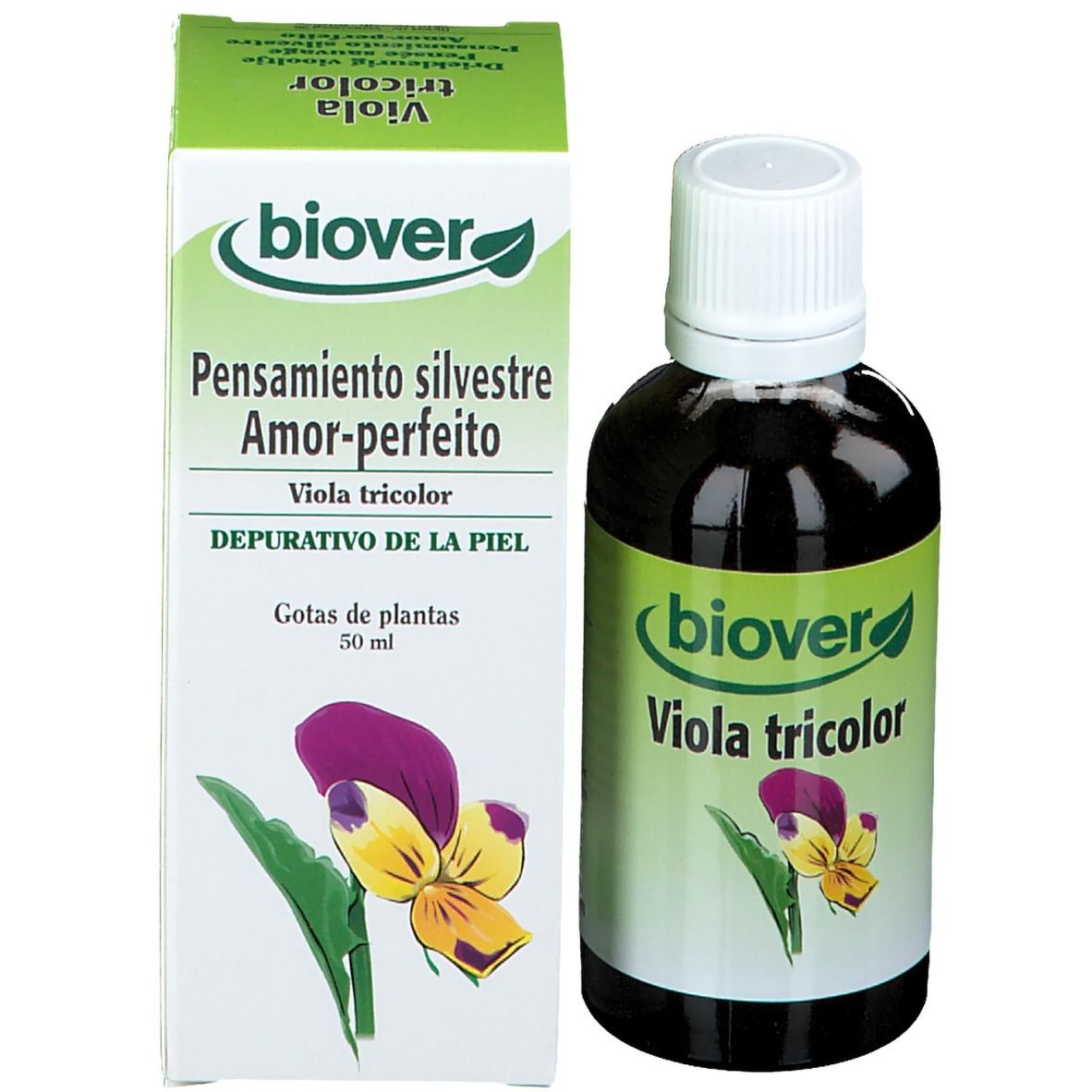 Biover Pensée sauvage (Viola Tricolor) Teinture mère Bio