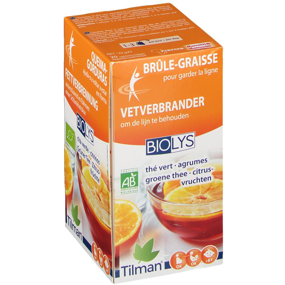Biolys Thé Vert Aux Agrumes
