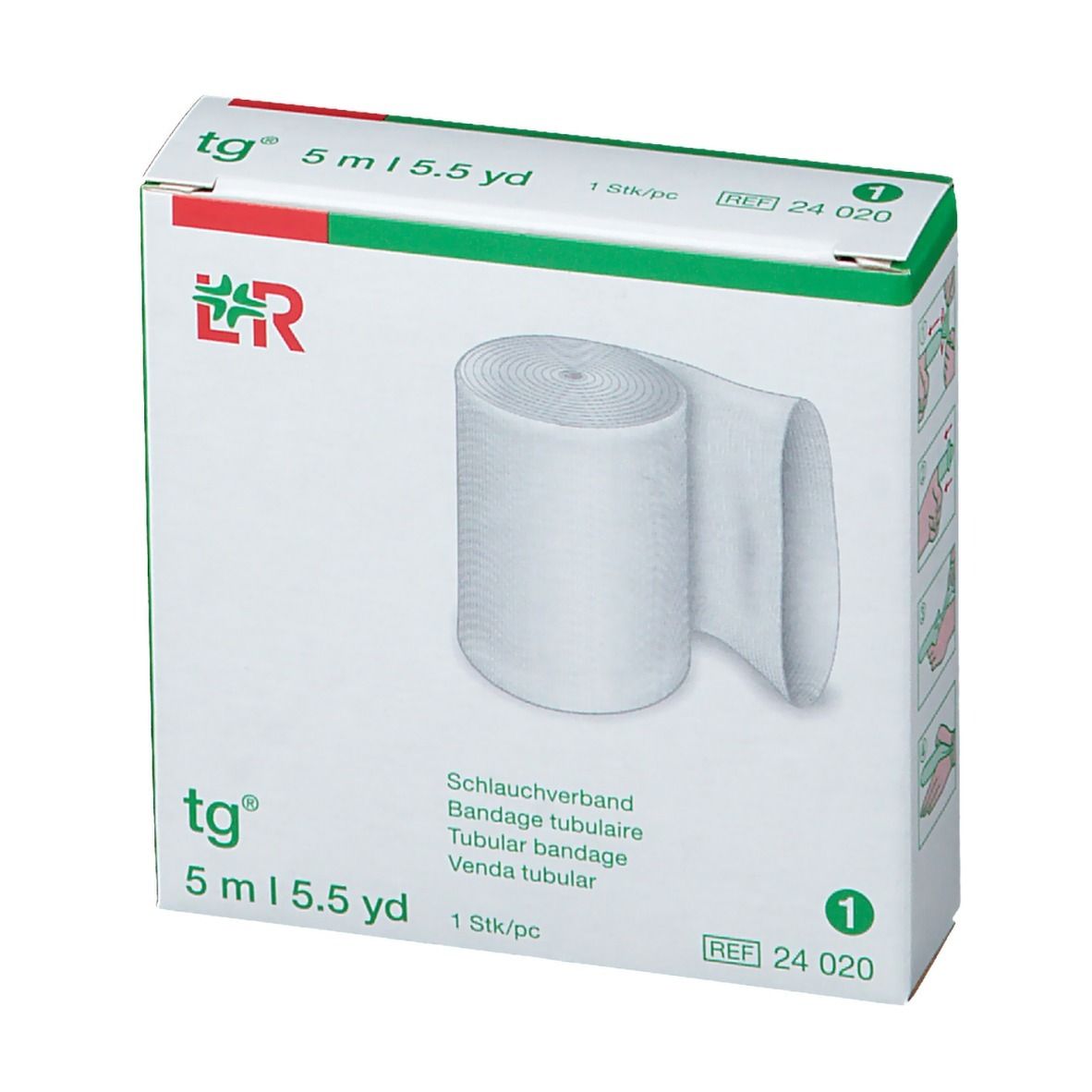 TG Bandage Tubulaire 1.4cm x 5m 24020