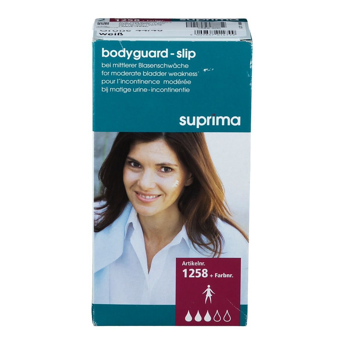 Bota Suprima 1258 Bodyguard Slip 2 Dame Blanc Large