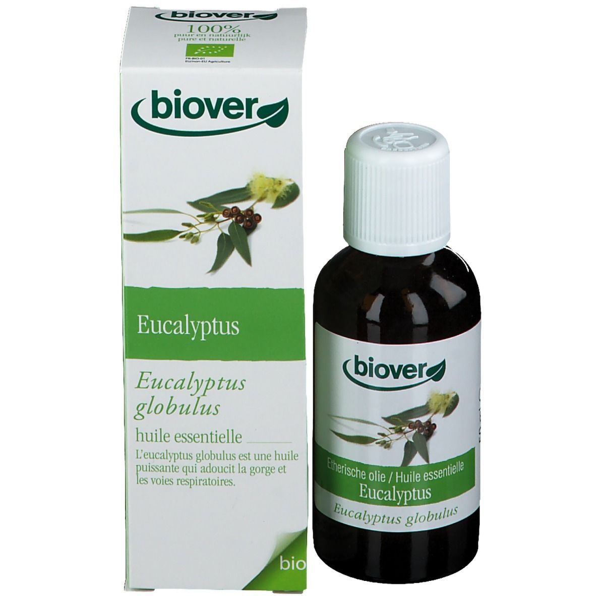 Biover Eucalyptus Globulus Huile Essentielle Bio