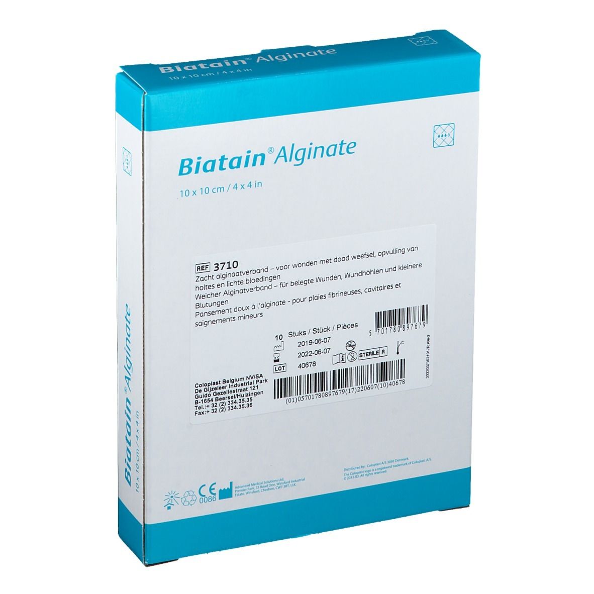 Biatain Alginate 10x10cm