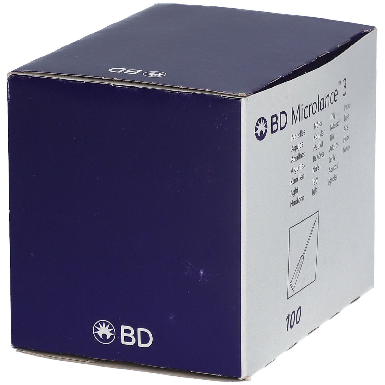 BD Microlance™3 Aiguilles 24G  1 (0,55 x 25 mm) Violet
