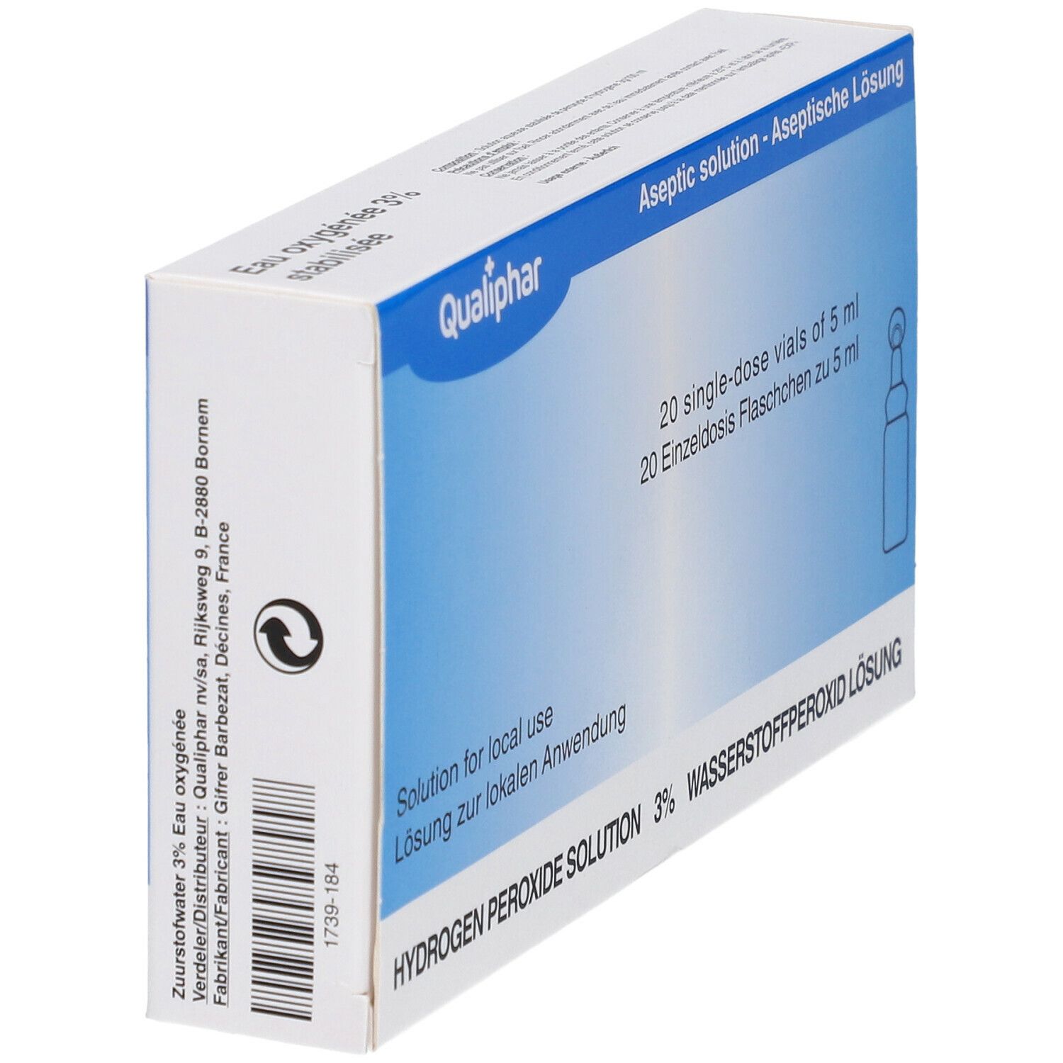 Eau Oxygenée Stabilisée 3 %