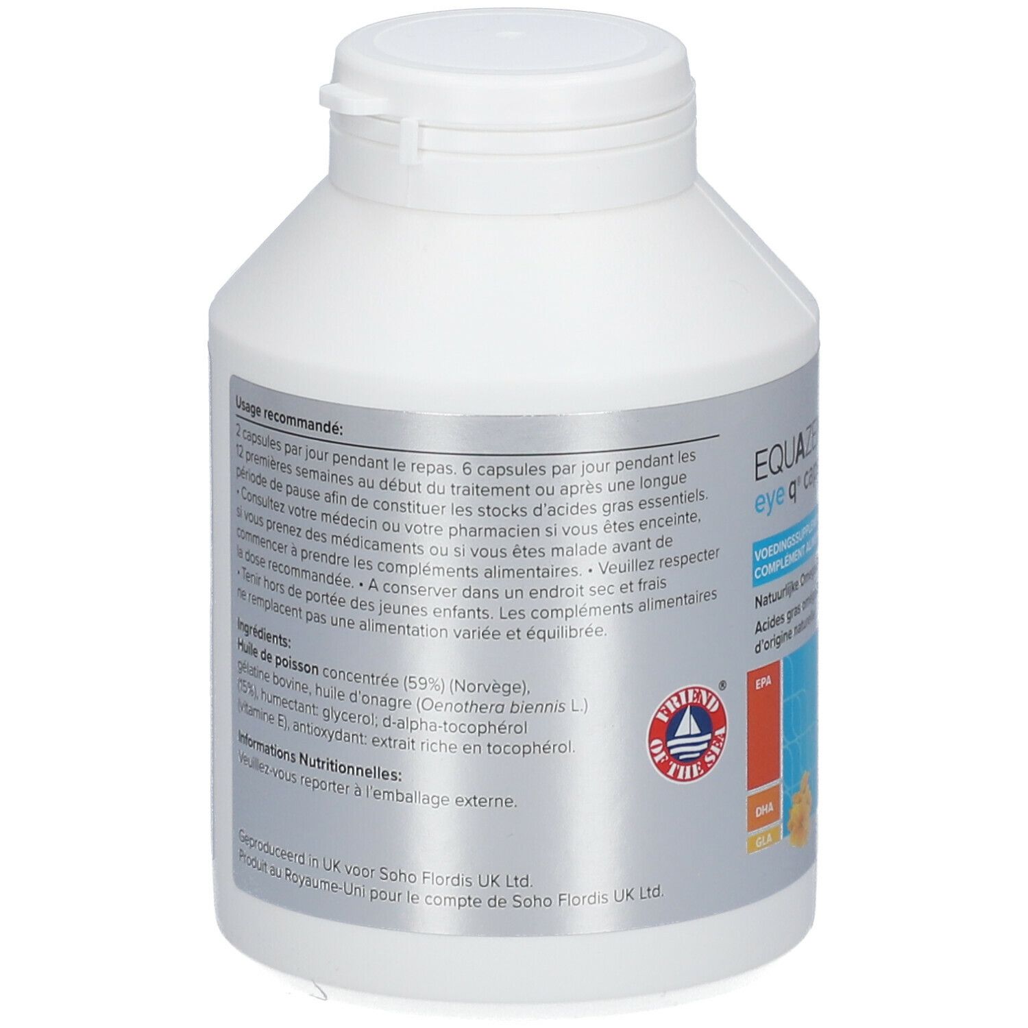 Springfield Eye Q Omega 3/6 Epa 500 mg Softgels