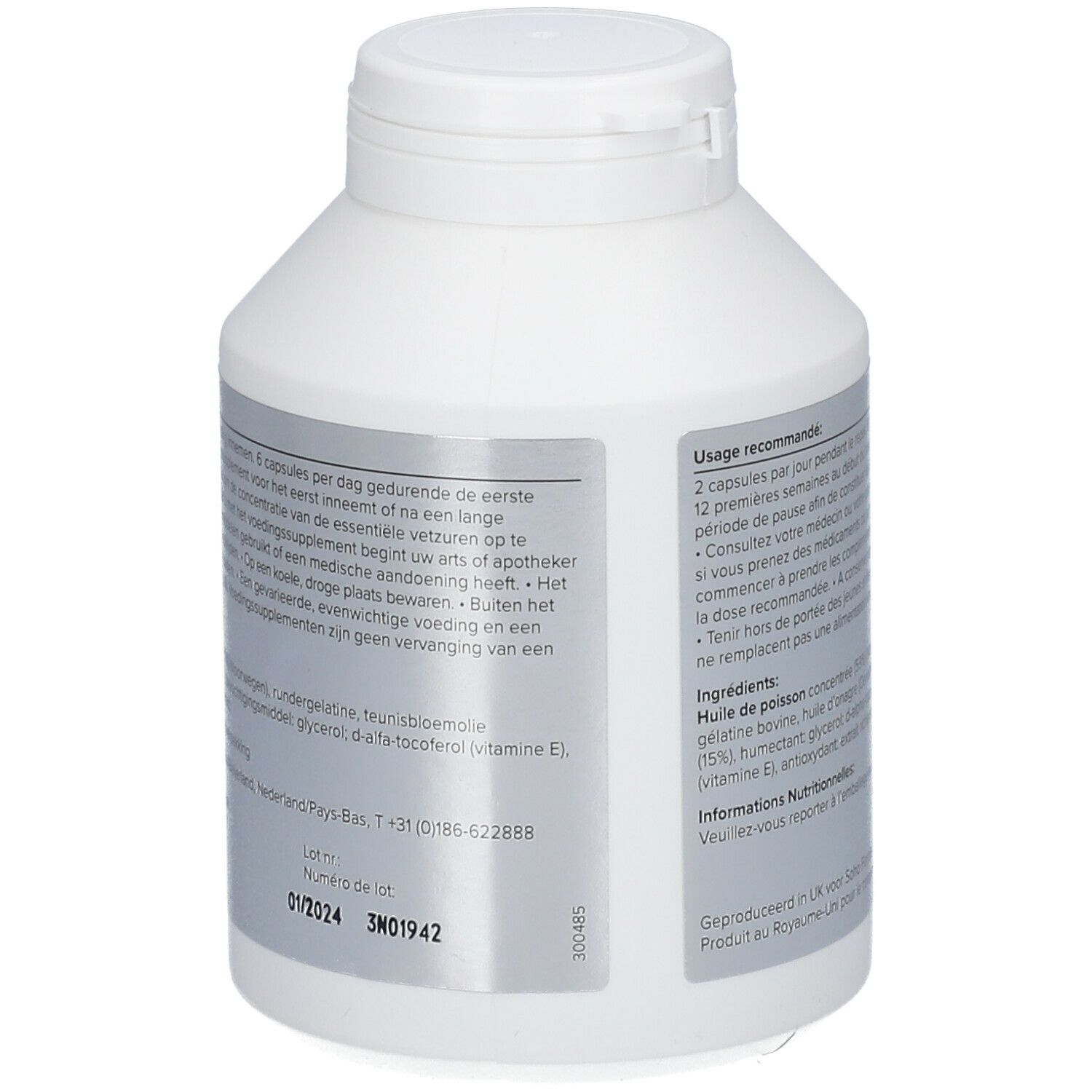 Springfield Eye Q Omega 3/6 Epa 500 mg Softgels