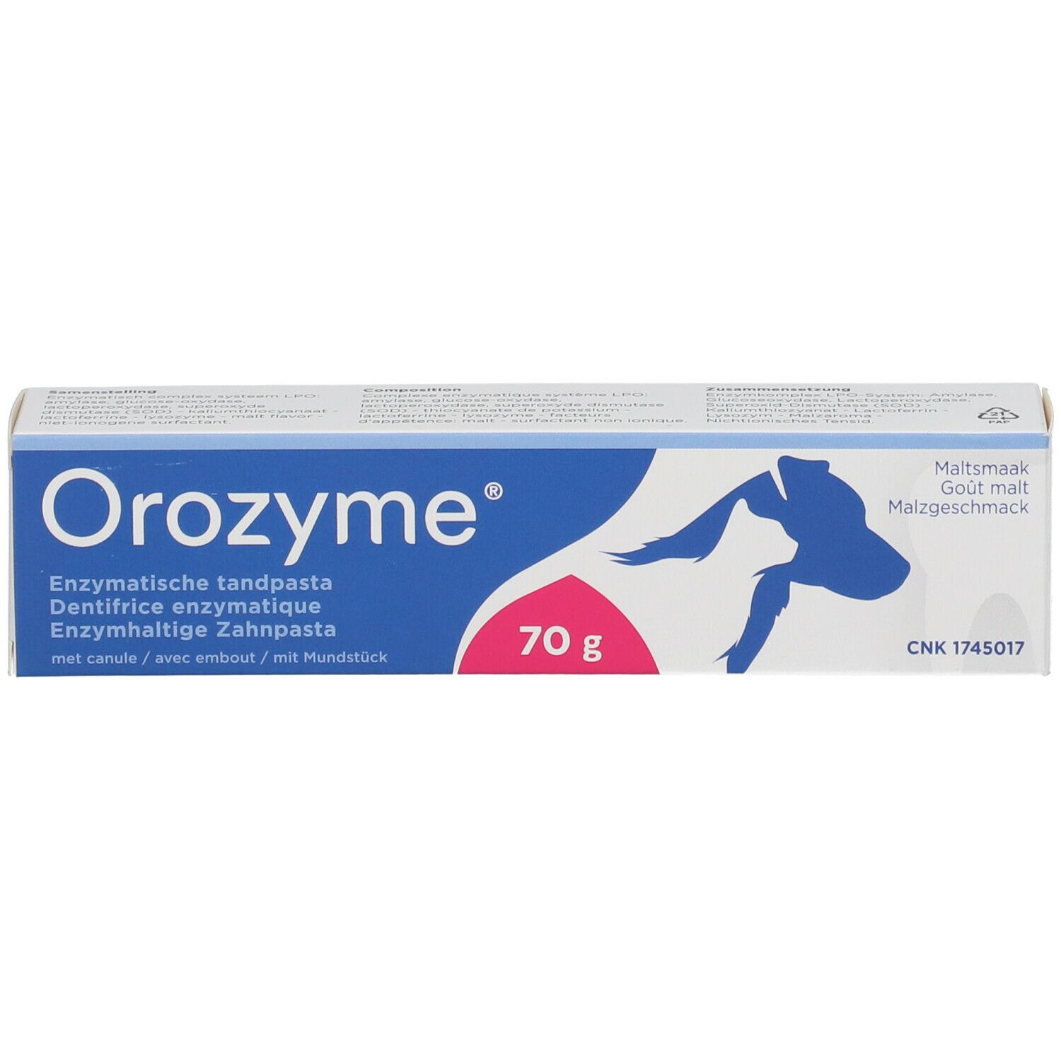 OROZYME® Canine Dentifrice Enzymatique Chien