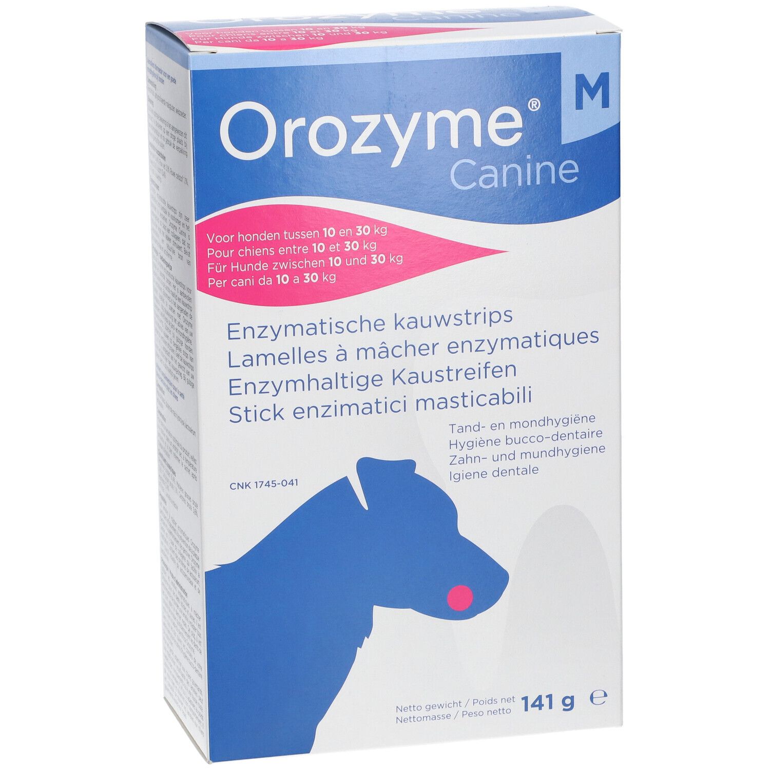 OROZYME® Canine M Lamelle à mâcher enzymatiques Chien 10-30 kg