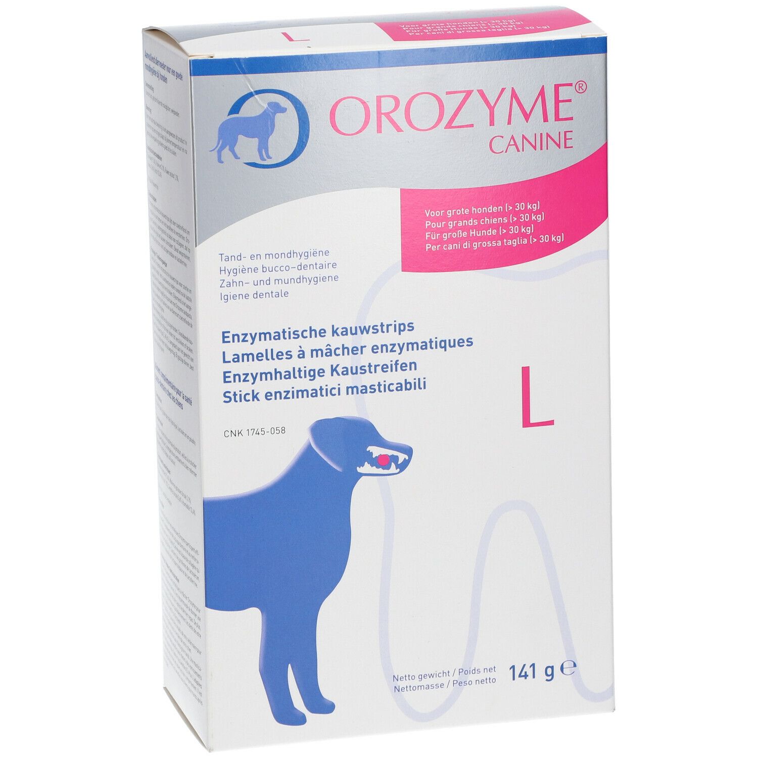 OROZYME® Canine L Lamelles à mâcher enzymatiques Chien >30 kg