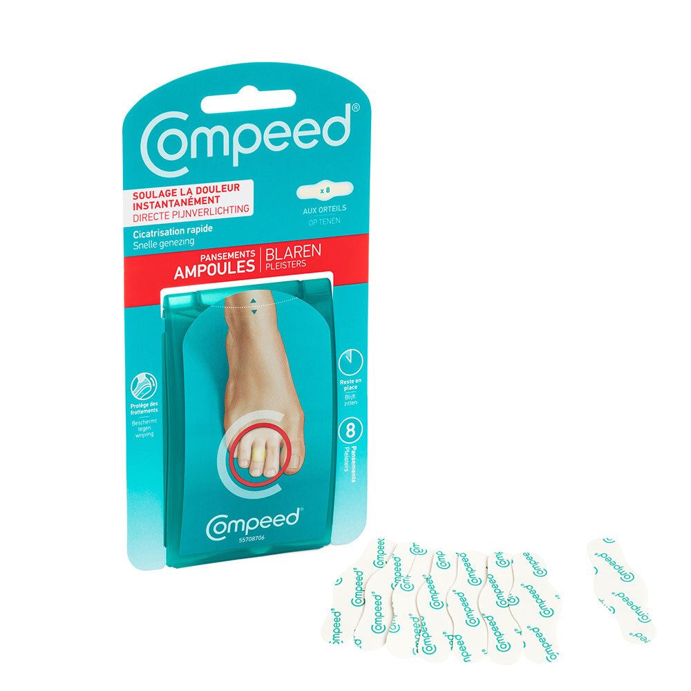 Compeed® - Pansements Ampoules aux Orteils x8