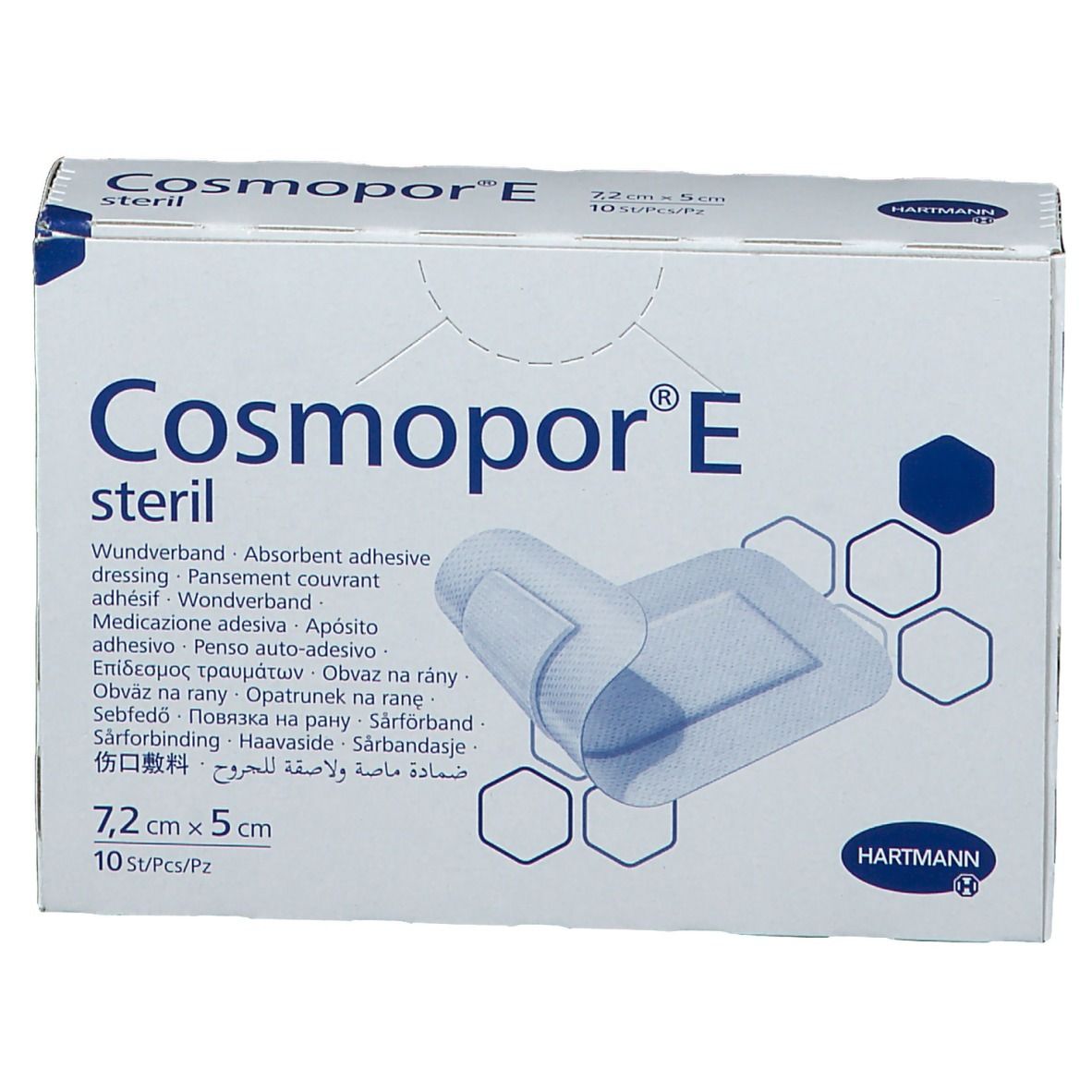 Hartmann Cosmopor® E stéril 7,2 x 5 cm