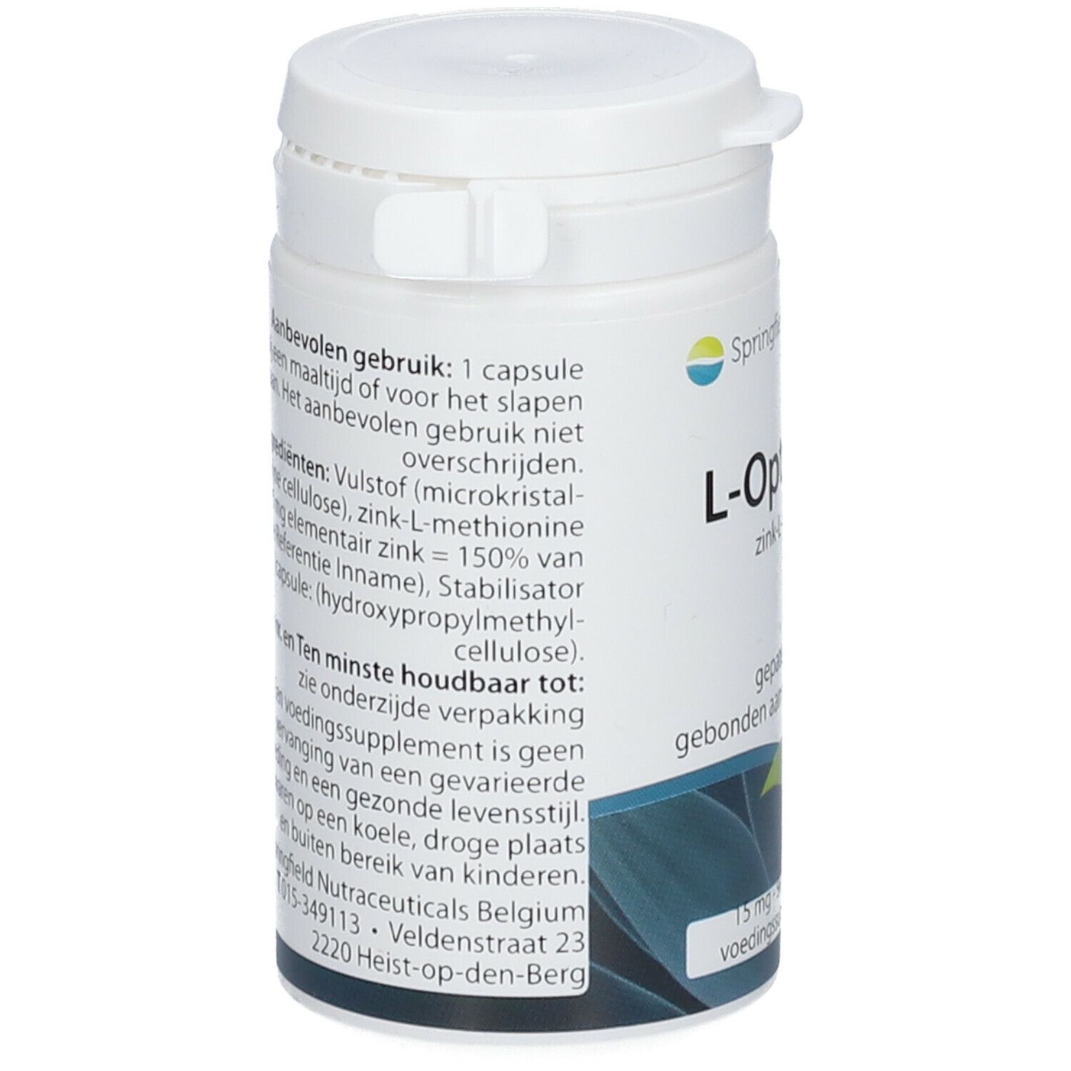 Springfield L-Optizinc zinc L-méthionine