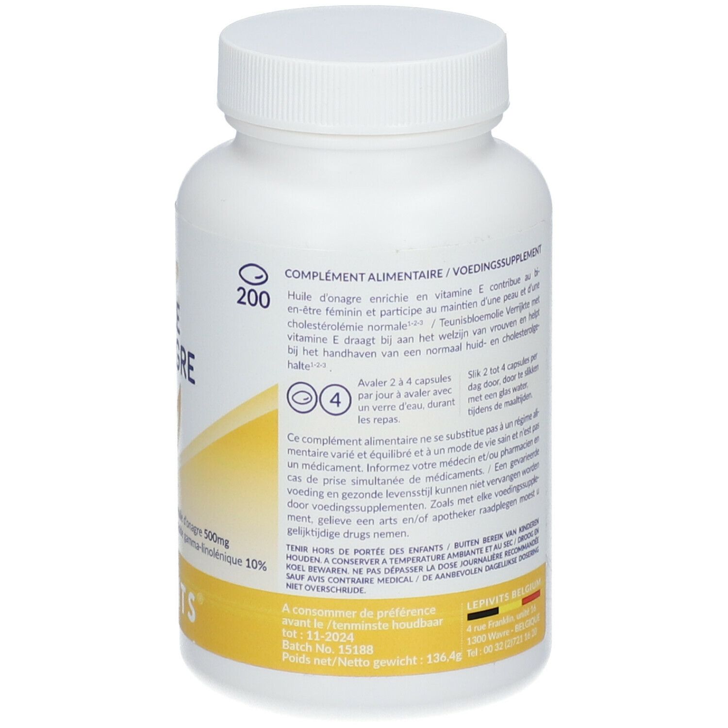 LEPIVITS® Huile d'Onagre Lepivits