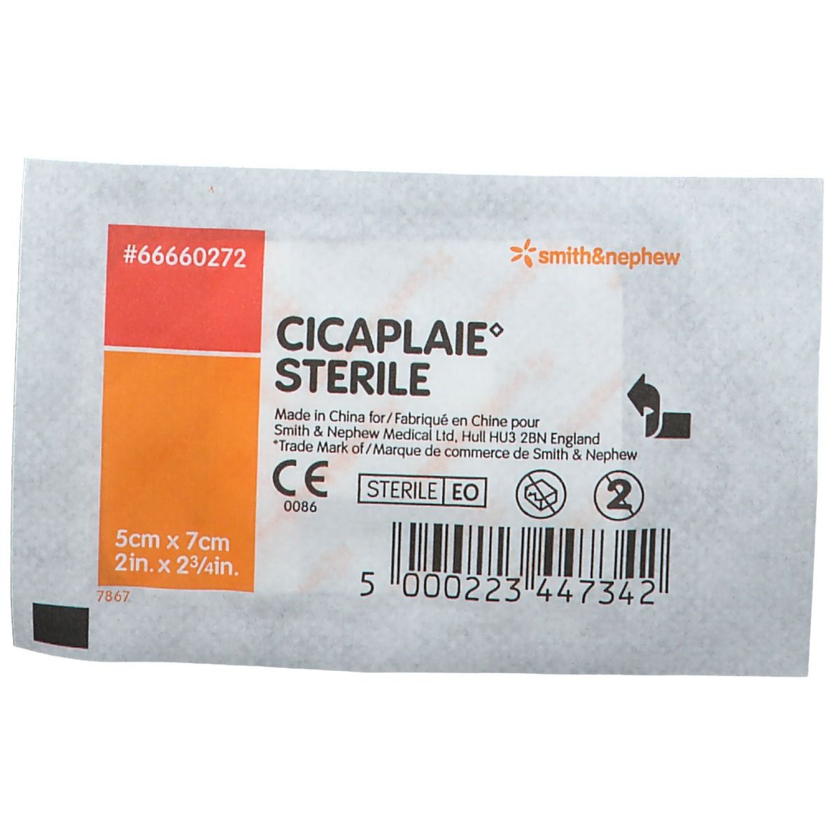 Cicaplaie Bande Stérile 5cm x 7cm 66660272