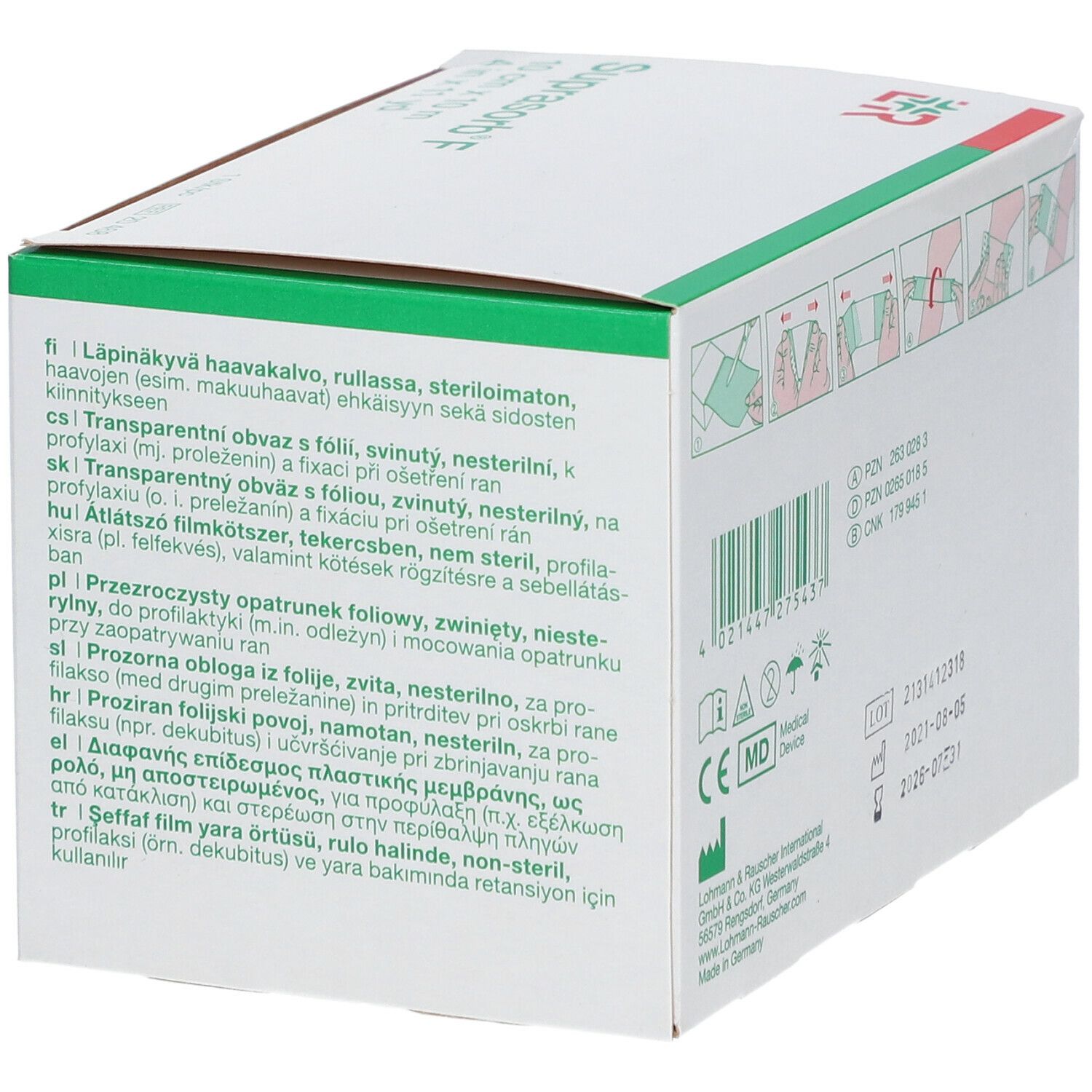 Suprasorb F 10 cm x 10 m