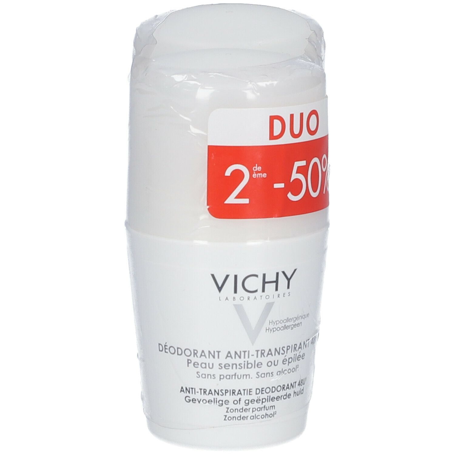 Vichy Déodorant Peau Très Sensible Ou Epilée Duo Promo