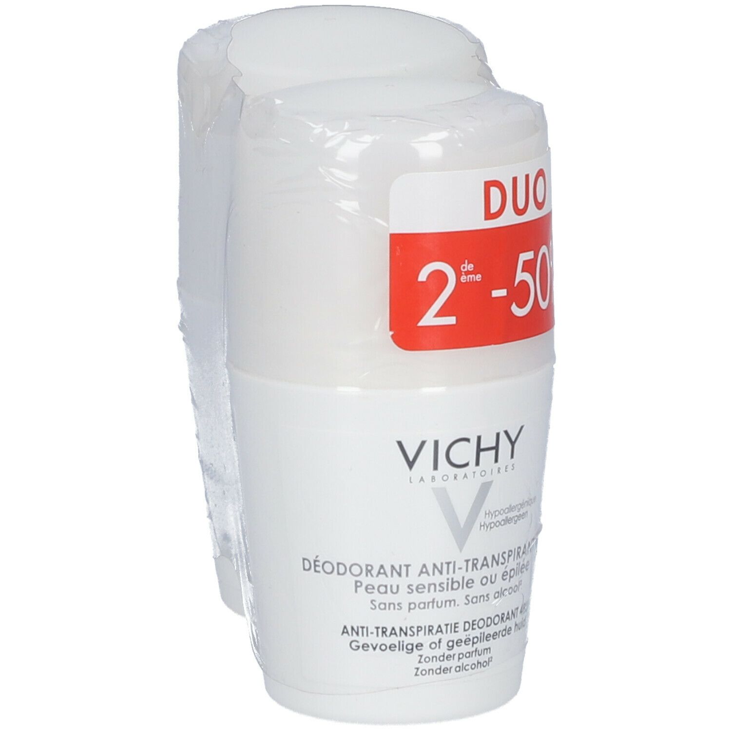 Vichy Déodorant Peau Très Sensible Ou Epilée Duo Promo