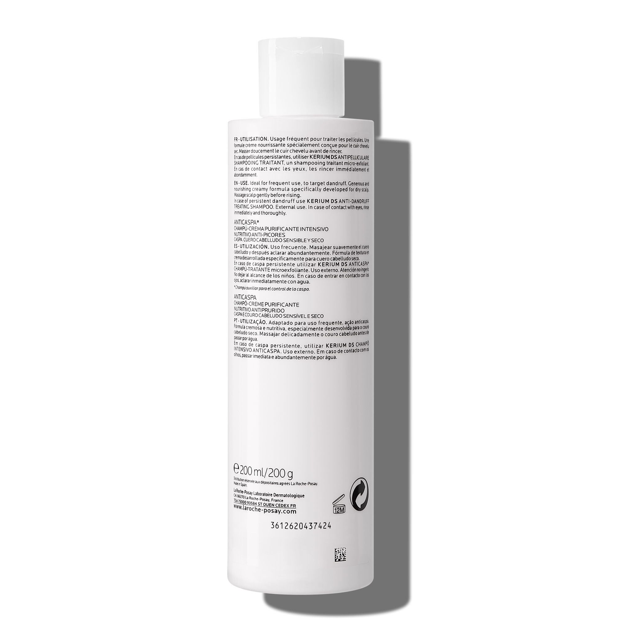 La Roche Posay Kerium Shampooing Crème Antipelliculaire 200 ml