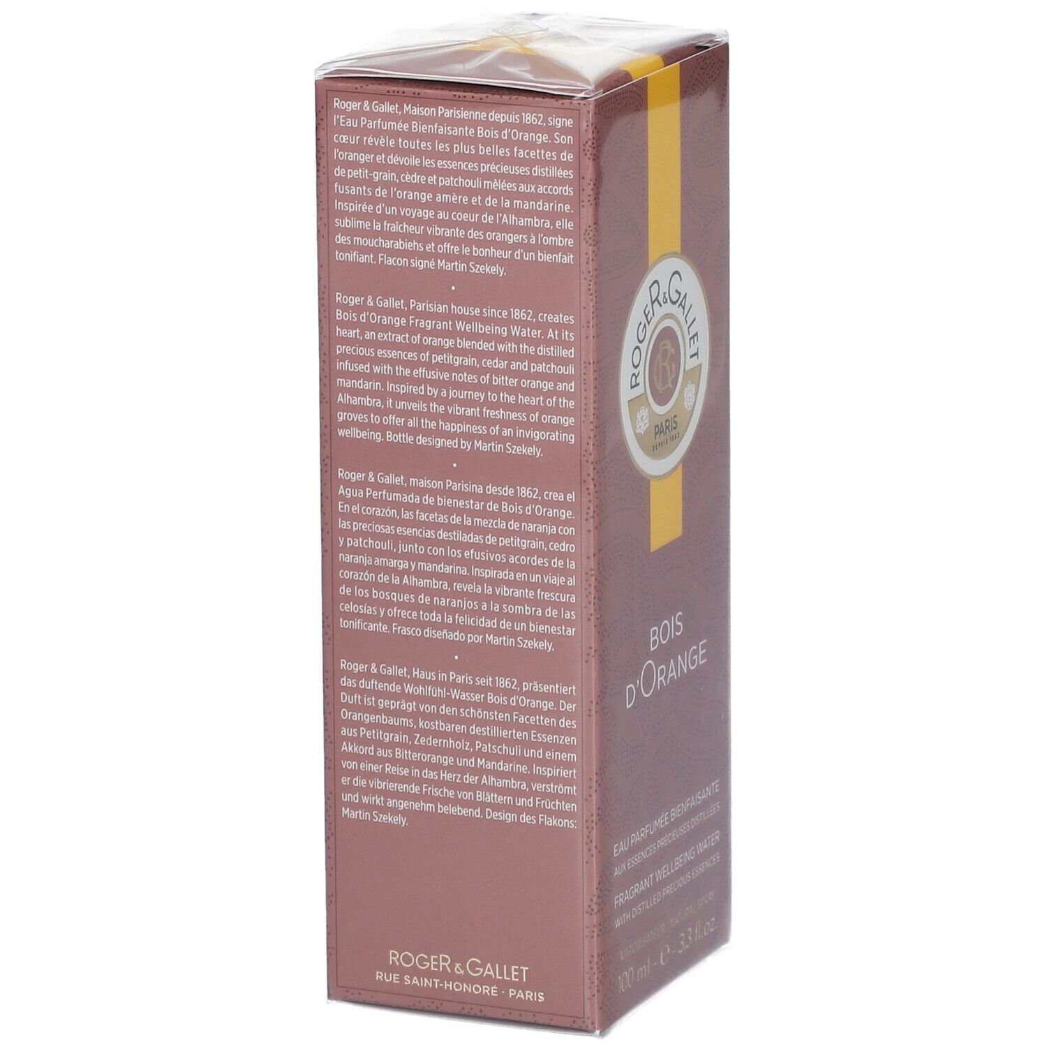 Roger & Gallet Bois d'Orange eau fraîche parfumée