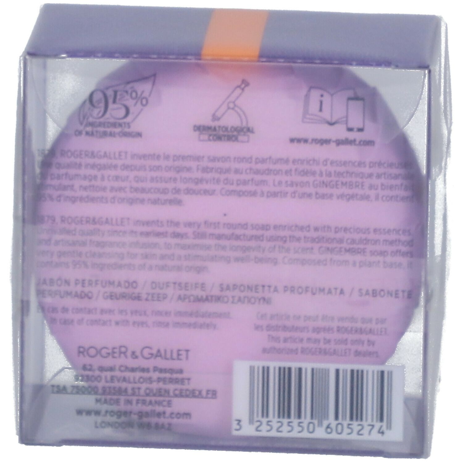 Roger & Gallet Savon Parfumé Gingembre