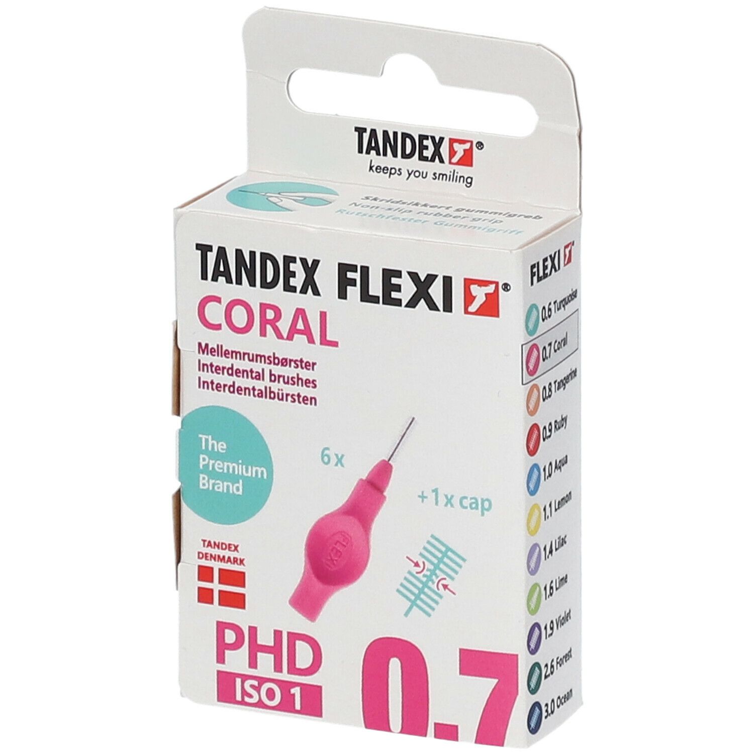 TANDEX FLEXI® Interdentale Borstel Fuchsia Micro Fine 2.50 mm / 0.70 mm