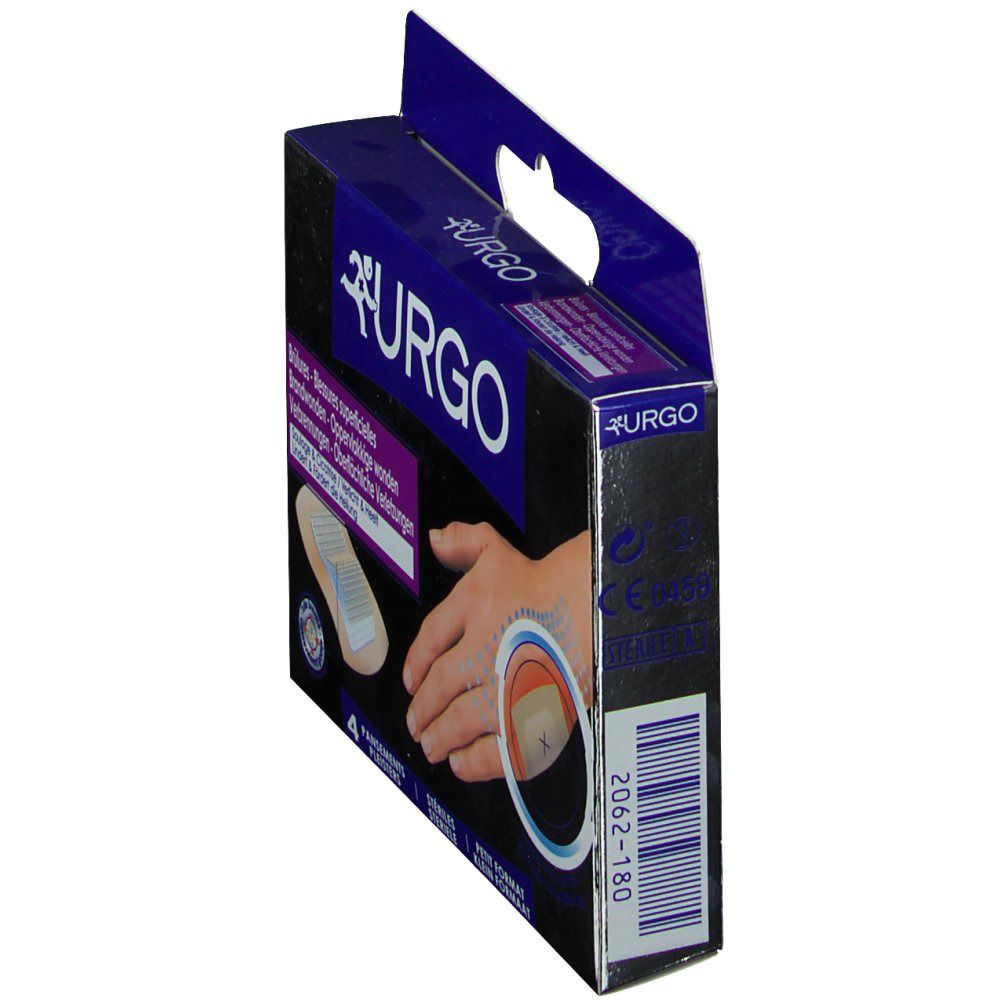URGO  Pansement Brûlures - Blessures superficielles - Petit Format 5 x 7 cm