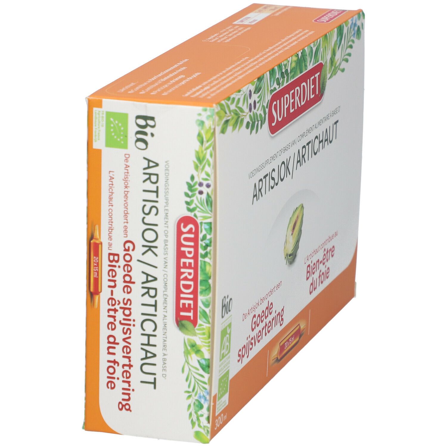 SUPER DIET Artichaut Bio Ampoules