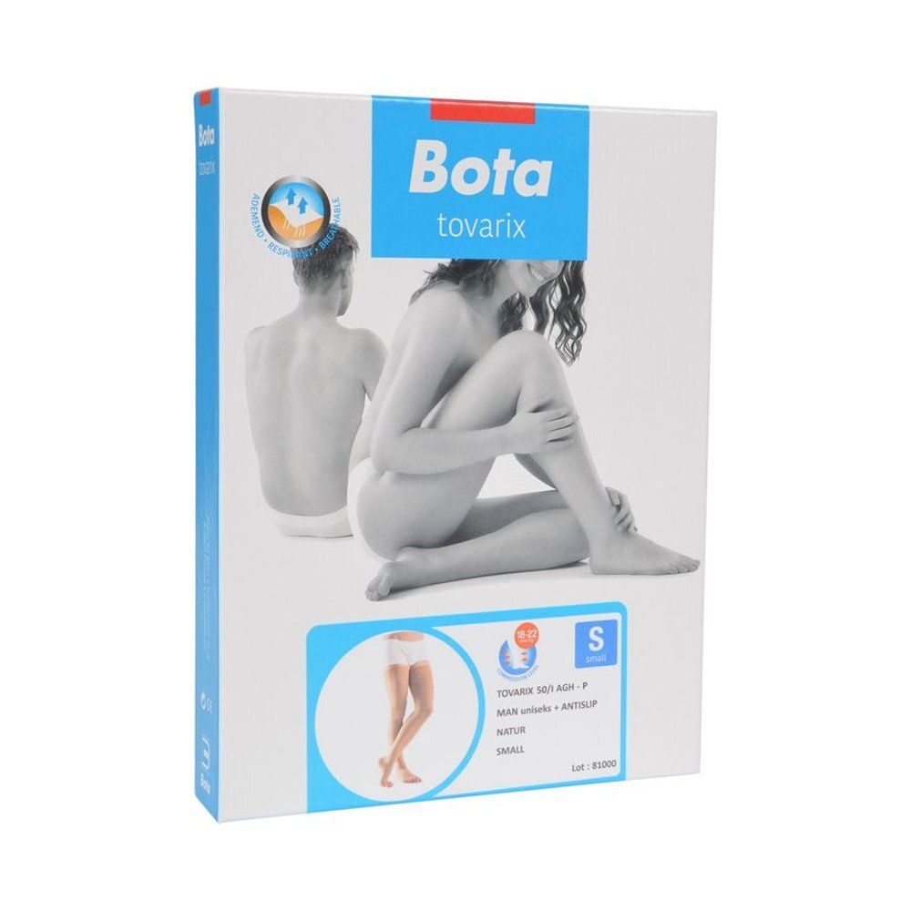 Emballage Bota tovarix. Impression : femme et homme, bas, taille S, naturel, antidérapant.