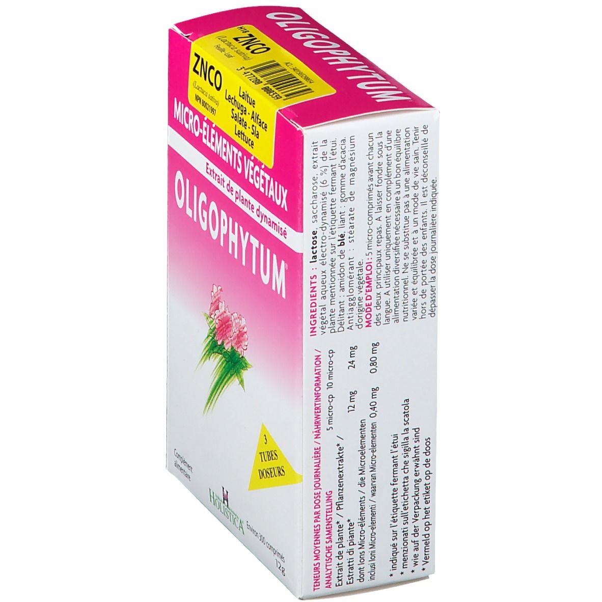 HOLISTICA® OLIGOPHYTUM® MICRO-ÉLÉMENTS VÉGÉTAUX Laitue