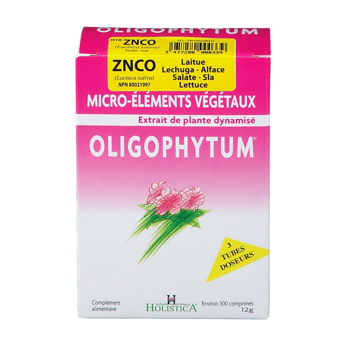 HOLISTICA® OLIGOPHYTUM® MICRO-ÉLÉMENTS VÉGÉTAUX Laitue