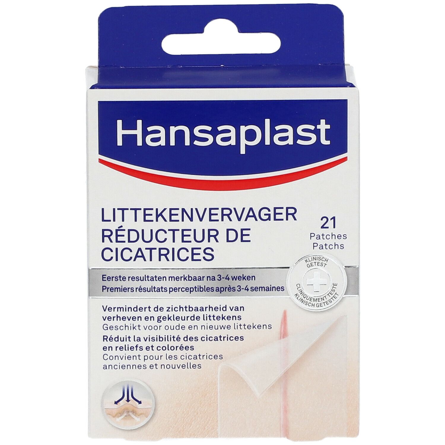 Hansaplast Med Reducteur Cicatrices 6,8 x 3,8 cm