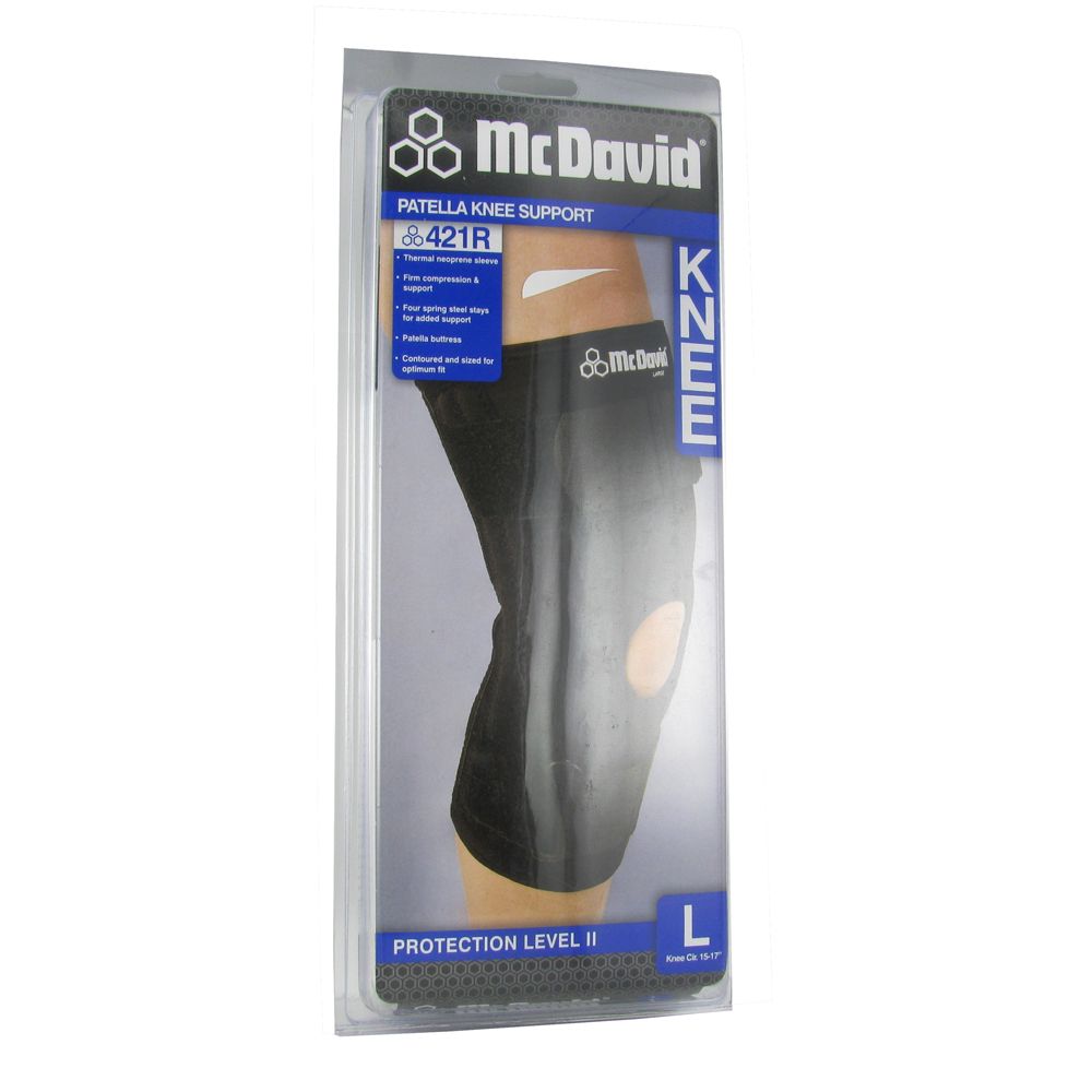 McDavid Patella Knee Support Noir Taille L