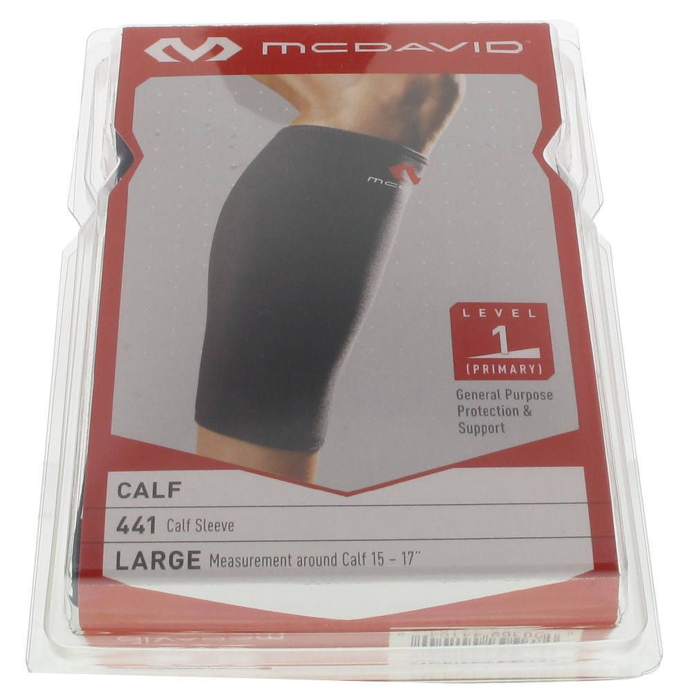 McDavid Bandage De Mollet Noir L 441r
